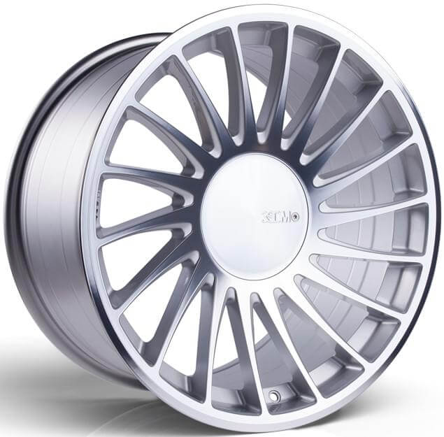 3SDM 0.04-SF/304 Silver Cut Alloy Wheels