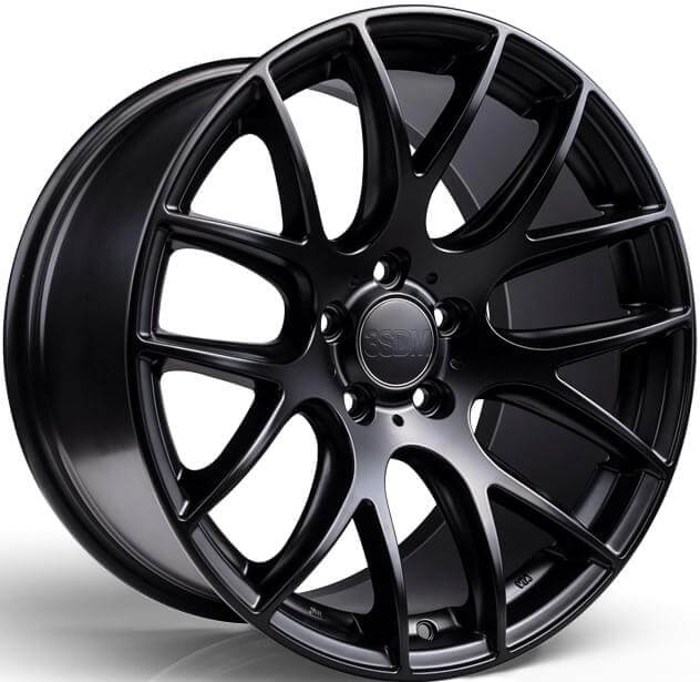 3SDM 0.01 Matt Black Alloy Wheels