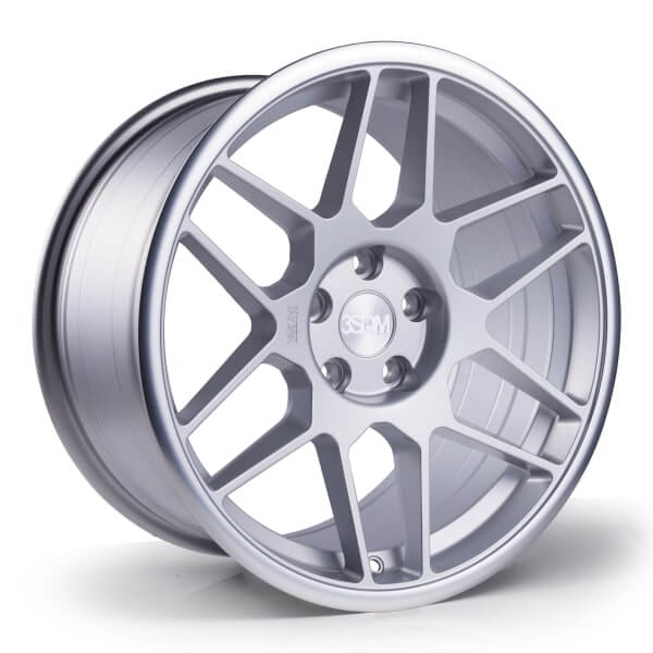 3SDM 0.09 - Matt Silver Mirror Lip alloy wheel