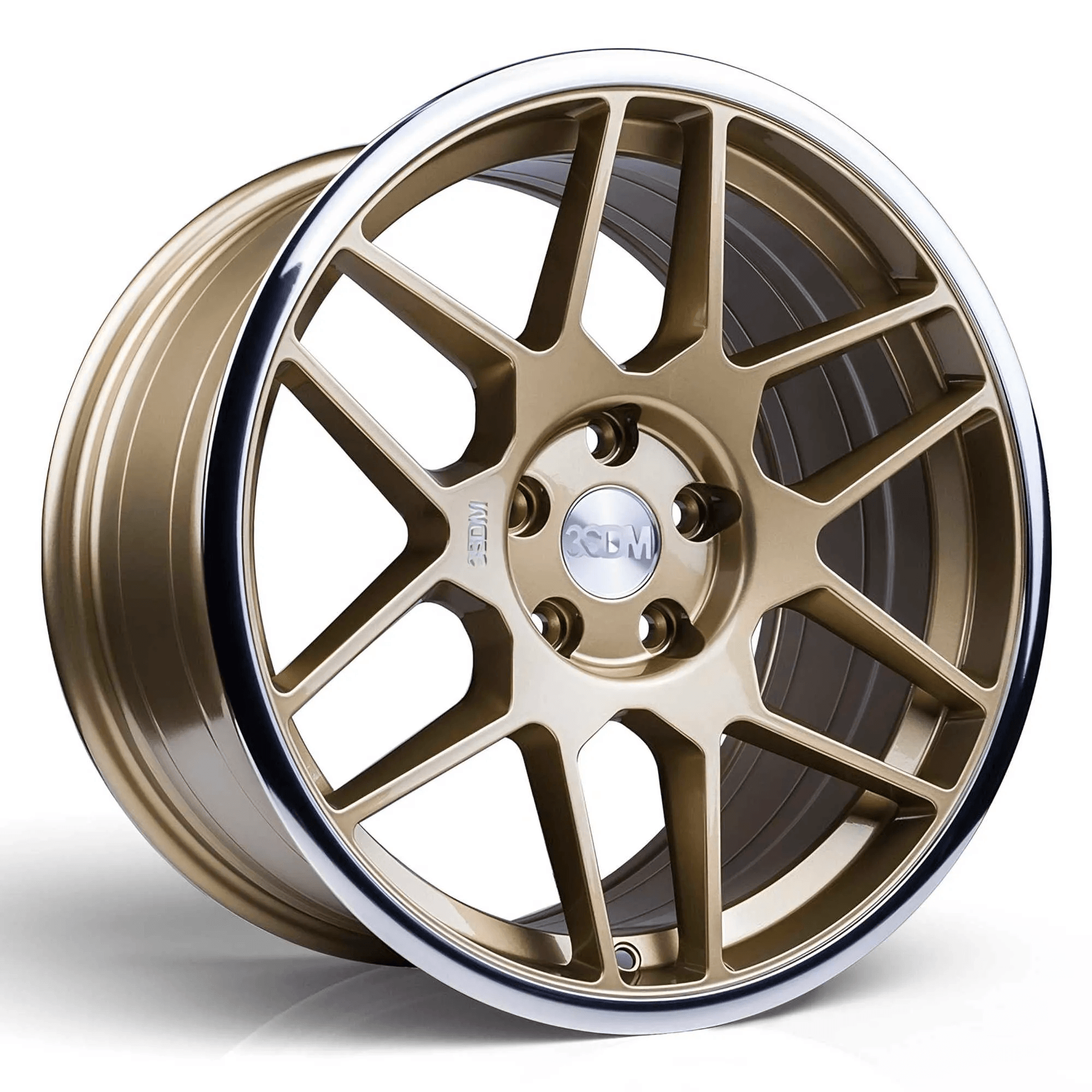 3SDM 0.09-SF - Gold Mirror Lip alloy wheel