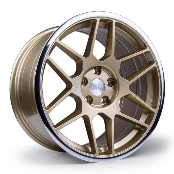 3SDM 0.09 - Gold Mirror Lip alloy wheel
