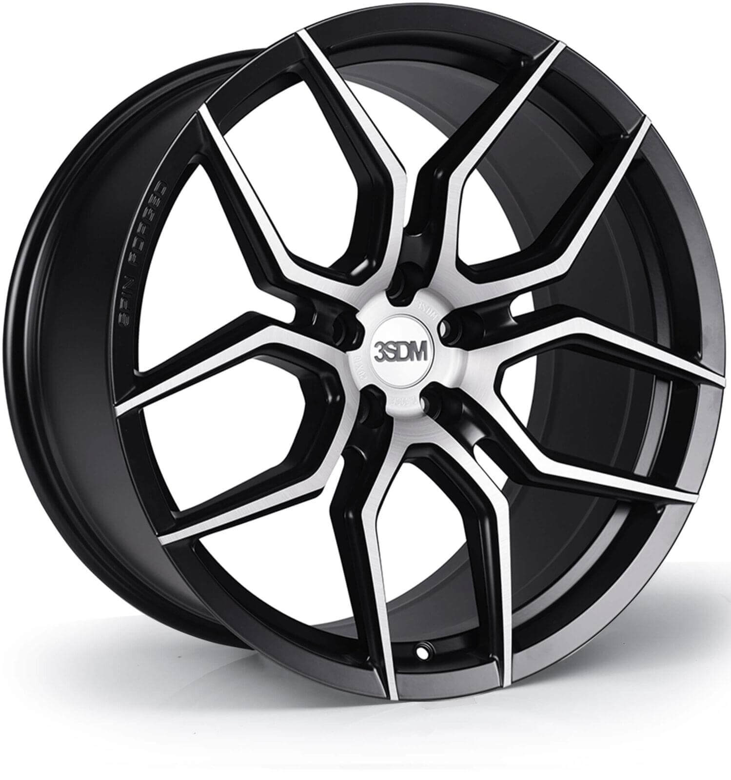 3SDM 0.50SF Matt Black Brushed Face Alloy Wheels