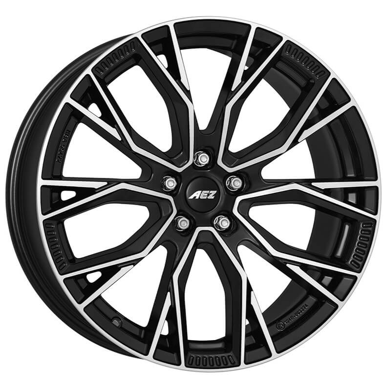 AEZ Toronto dark - Black / Polished alloy wheel