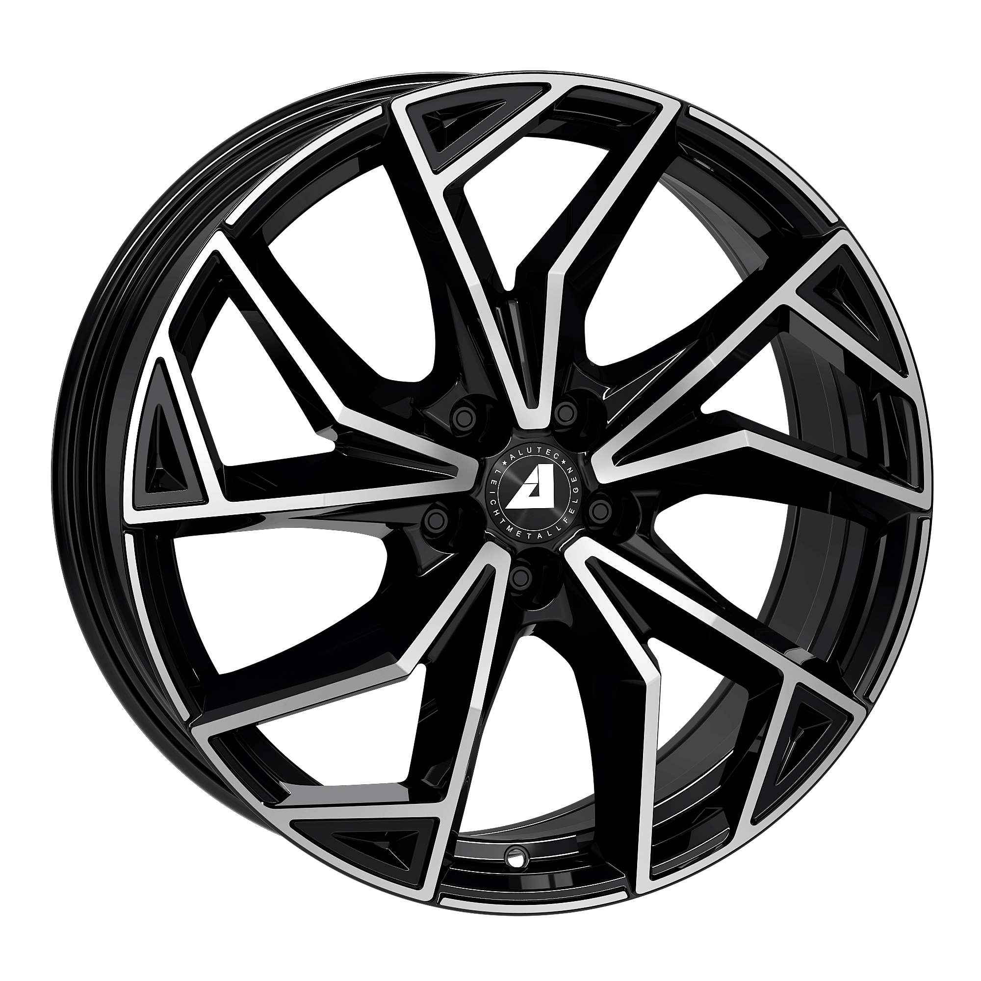 Alutec ADX.02 Diamond Black Grey Polished Alloy Wheels