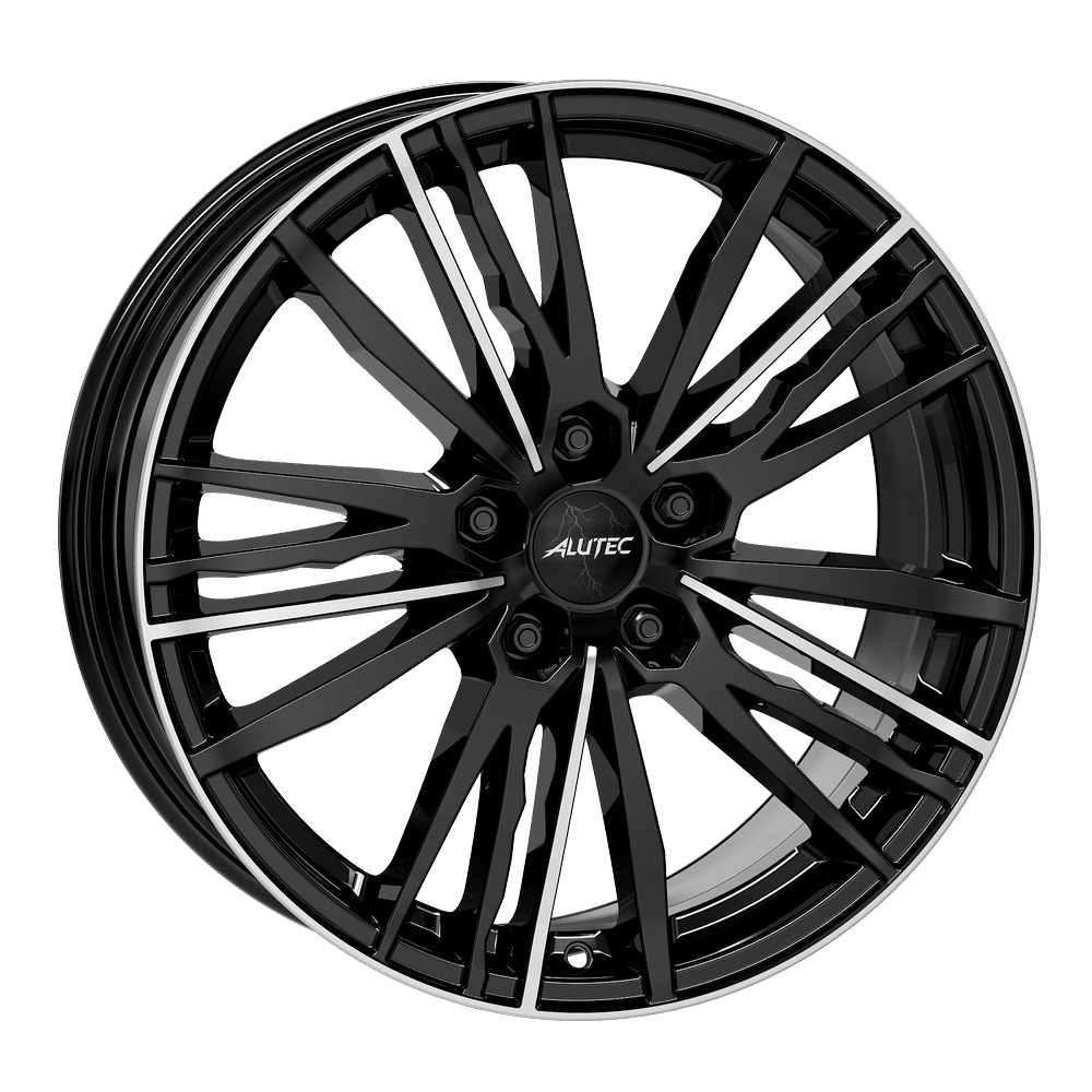 Alutec RADIANT Diamond Black Grey Polished Alloy Wheels