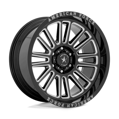 American Force Cast AC003 WEAPON - Gloss Black Milled alloy wheel