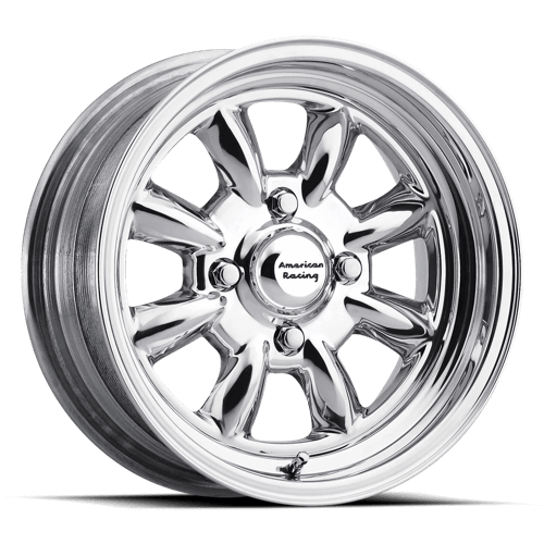 American Racing Vintage VN401 SILVERSTONE - Two-piece Polished alloy wheel