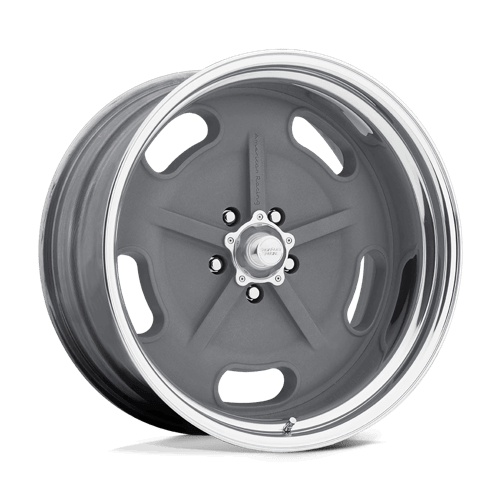 American Racing Vintage VN470 SALT FLAT - Mag Gray W/ Center Polished Barrel alloy wheel