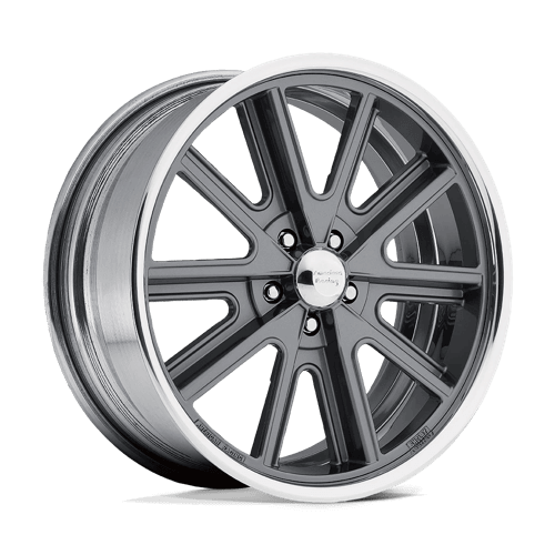 American Racing Vintage VN407 - Two-piece Mag Gray Center Polished Barrel alloy wheel