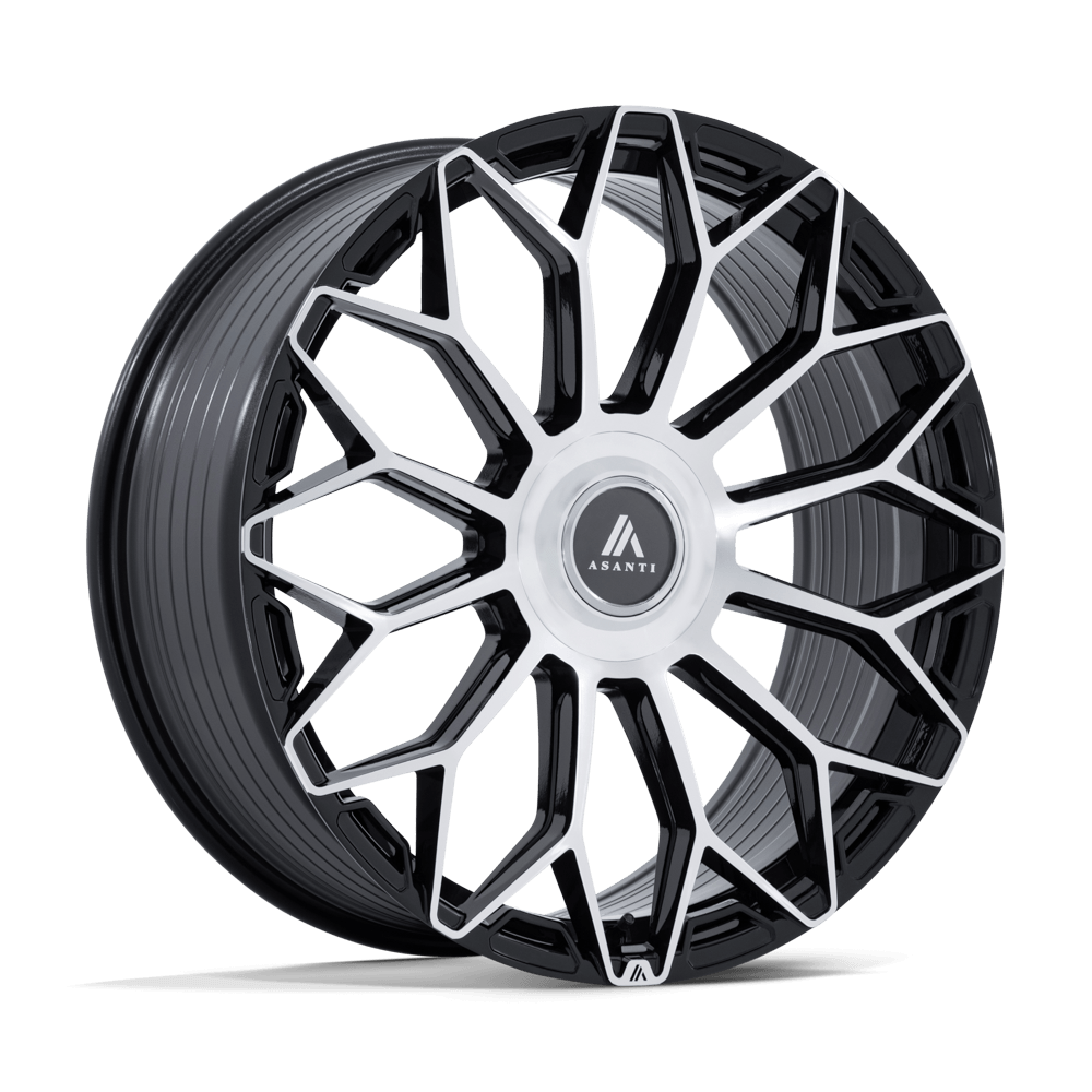 Asanti Black AB051 ENVOY Gloss Black W/ Machined Face Asanti