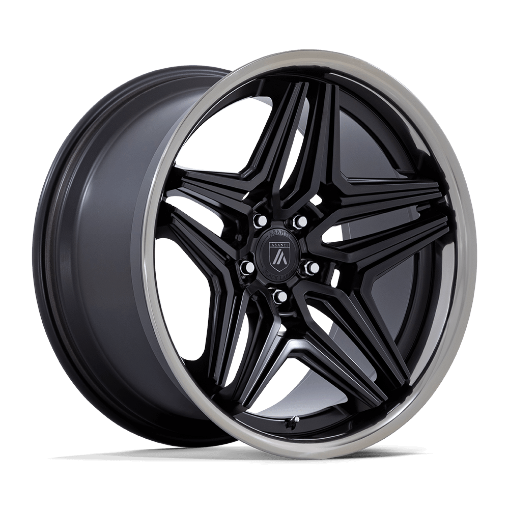Asanti Black AB046 DUKE Satin Black W/ Ddt Lip Asanti