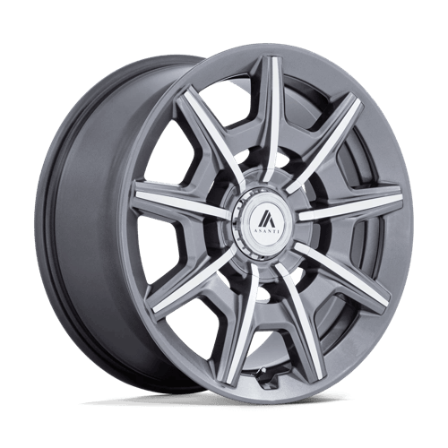 Asanti Black AB041 ESQUIRE Gloss Anthracite Bright Machined Asanti