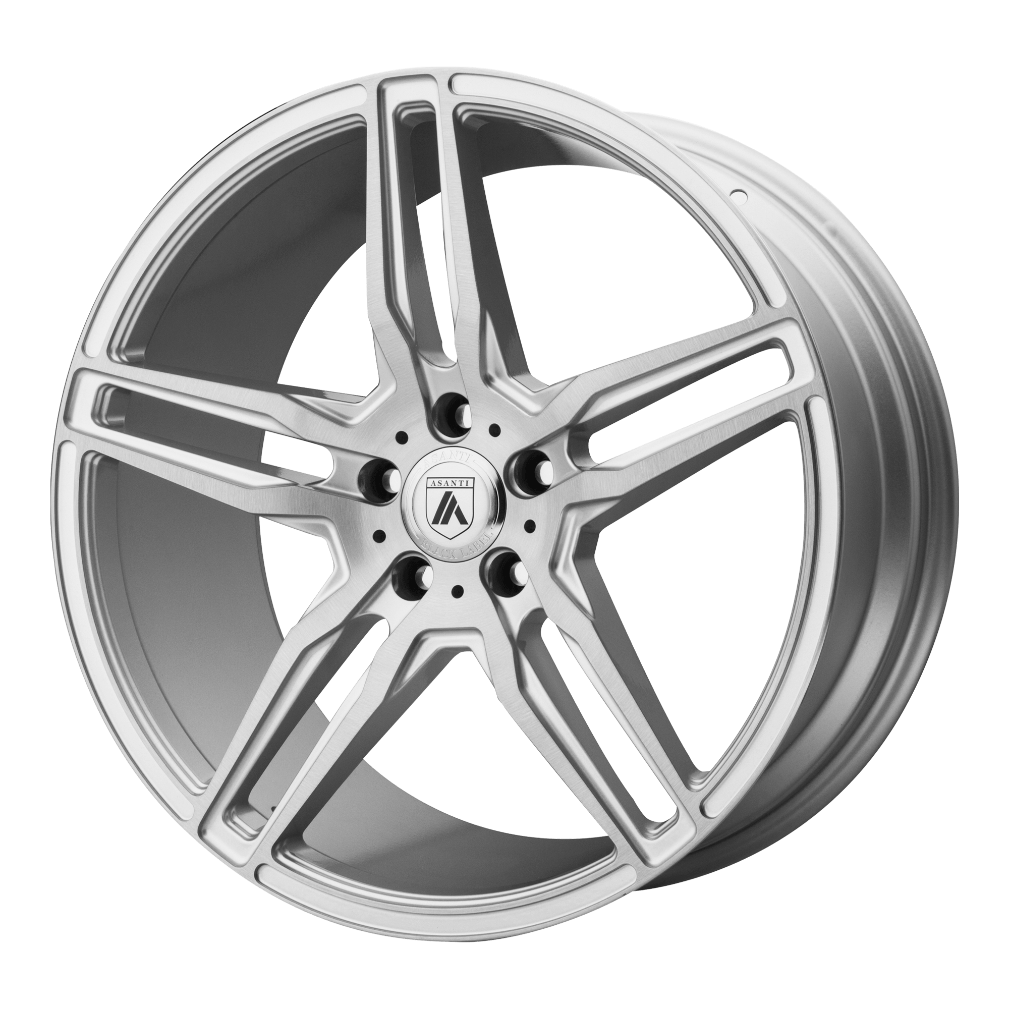 Asanti Black ABL-12 ORION Brushed Silver W/ Carbon Fiber Inserts Asanti