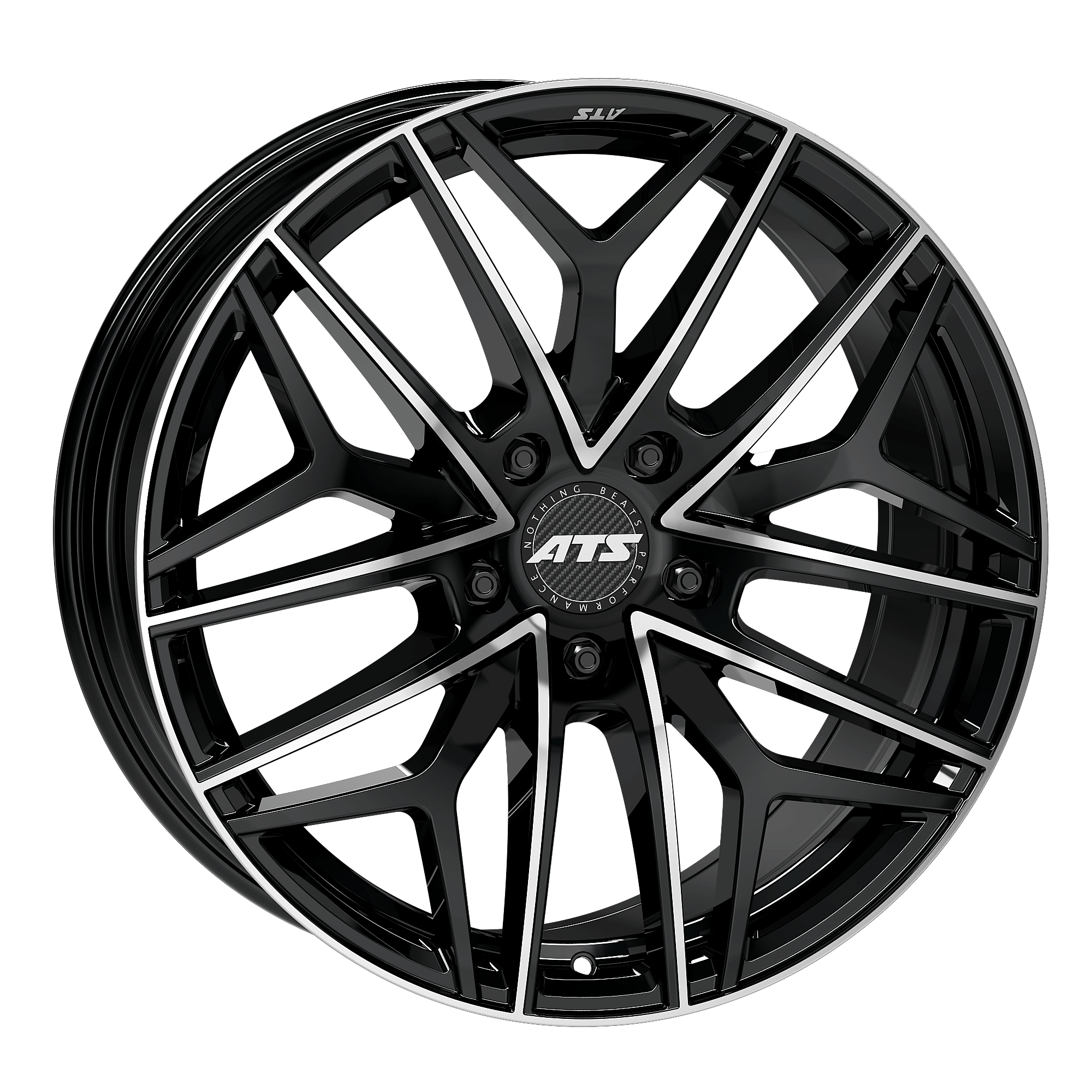 ATS PASSION Diamond Black Grey Polished Alloy Wheels