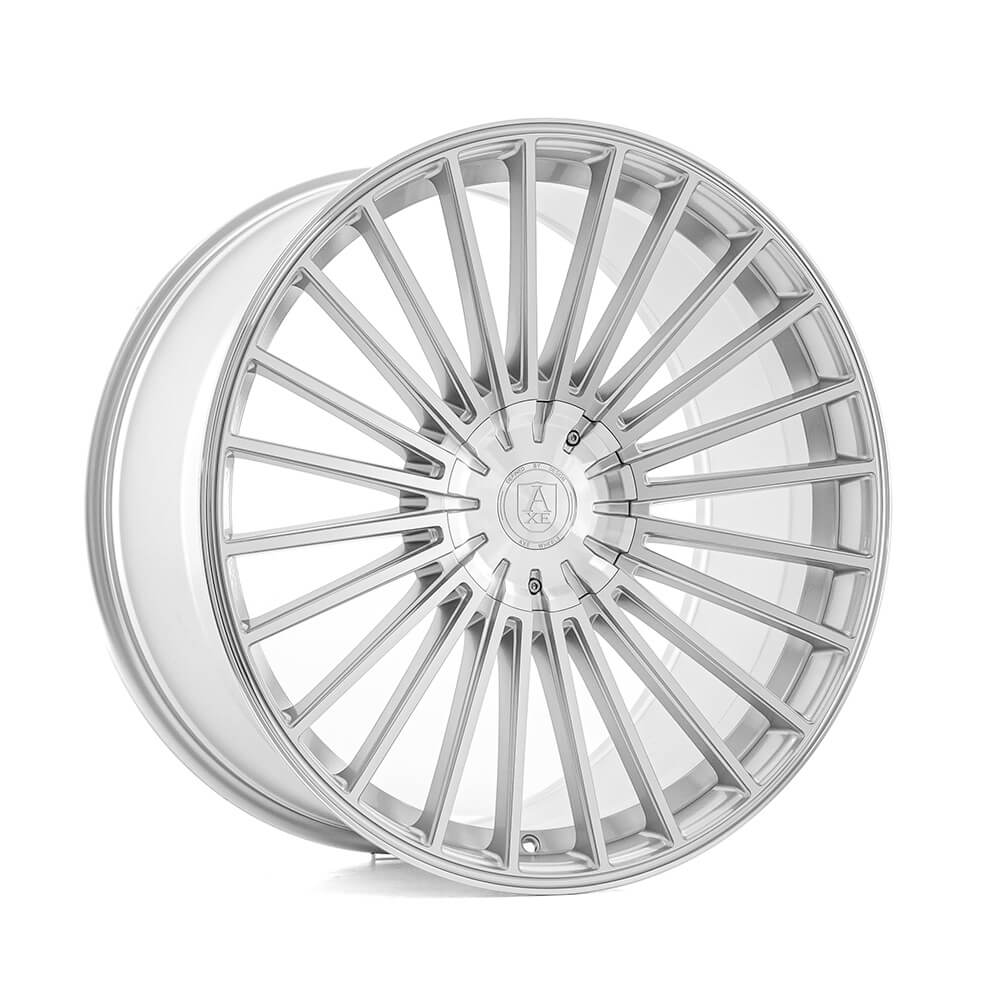 AXE EX50 - Gloss Silver & Polished alloy wheel