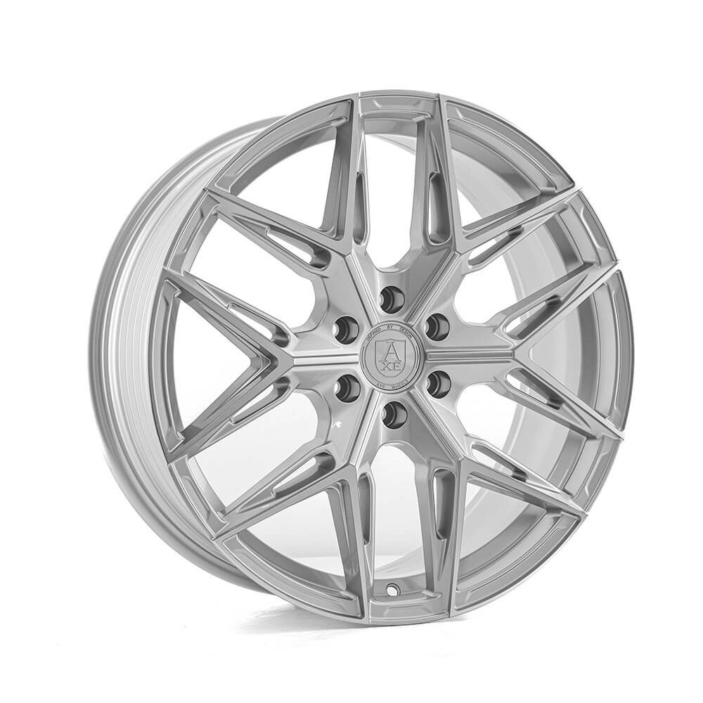 AXE EX47T - Gloss Silver & Polished alloy wheel