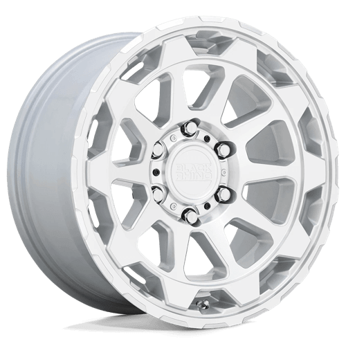 BLACK RHINO ROTOR - Gloss Silver W/ Mirror Cut Face alloy wheel