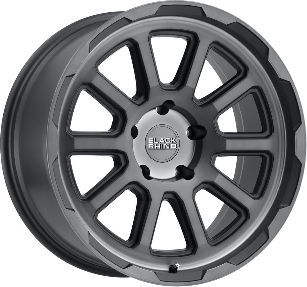 BLACK RHINO CHASE - Brushed Gunmetal alloy wheel