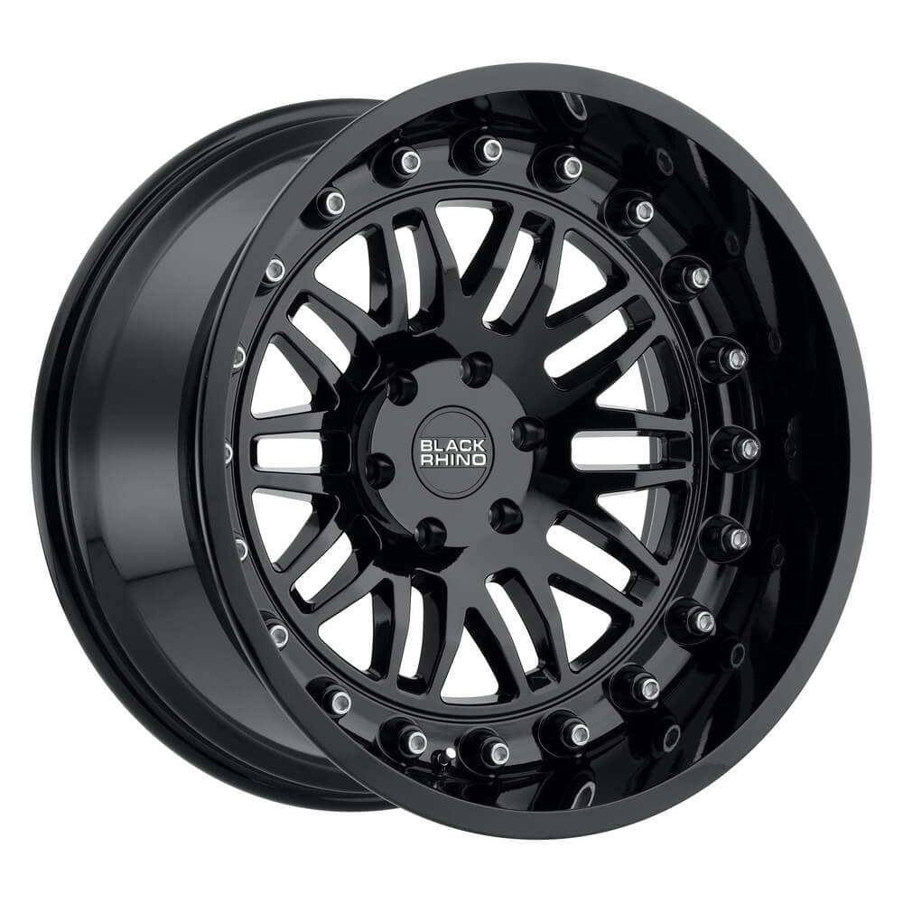BLACK RHINO FURY - Gloss Black alloy wheel