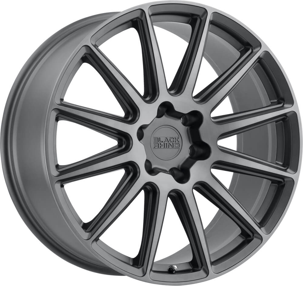 BLACK RHINO WAZA - Brushed Gunmetal alloy wheel