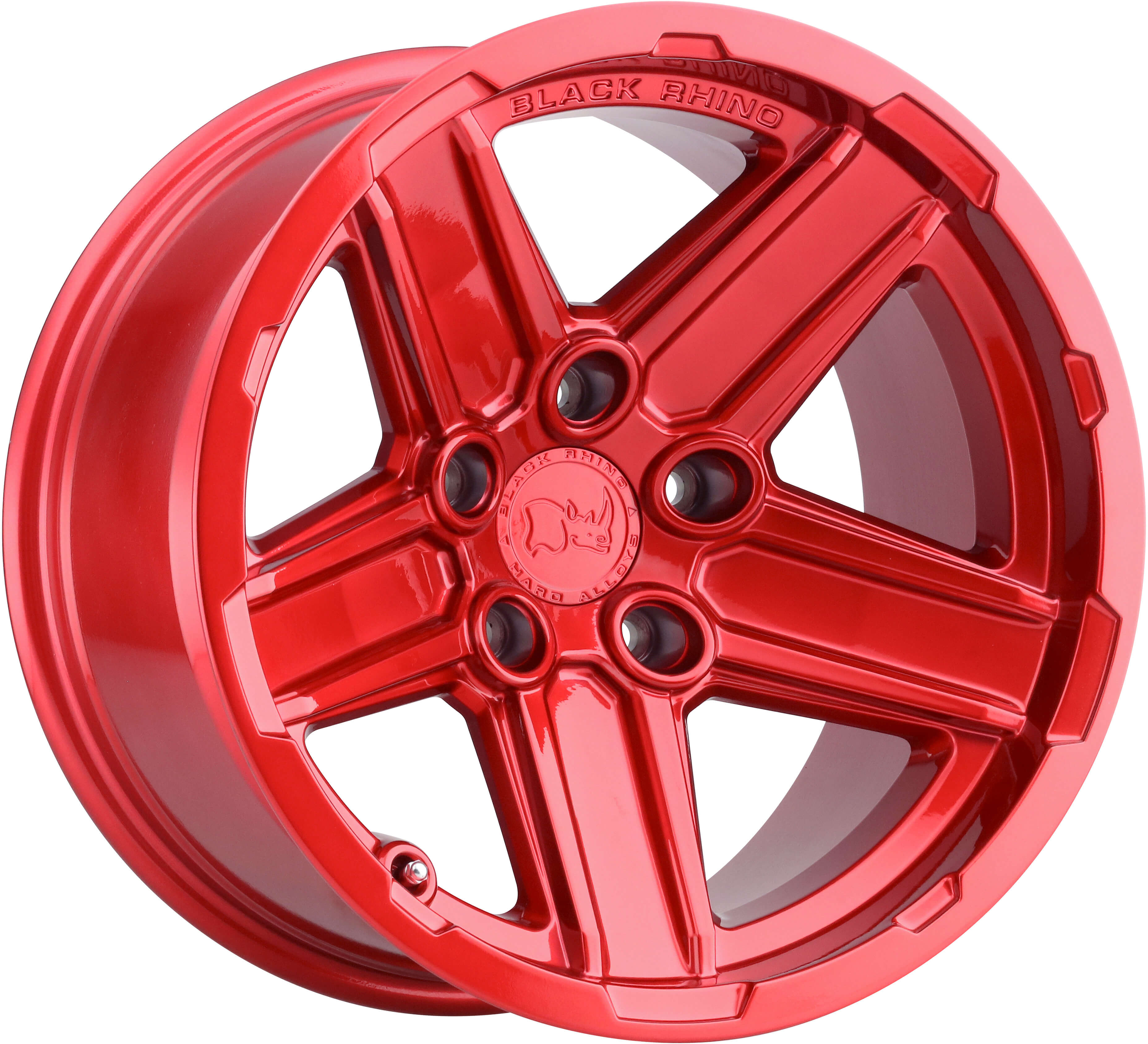 BLACK RHINO RECON - Candy Red alloy wheel