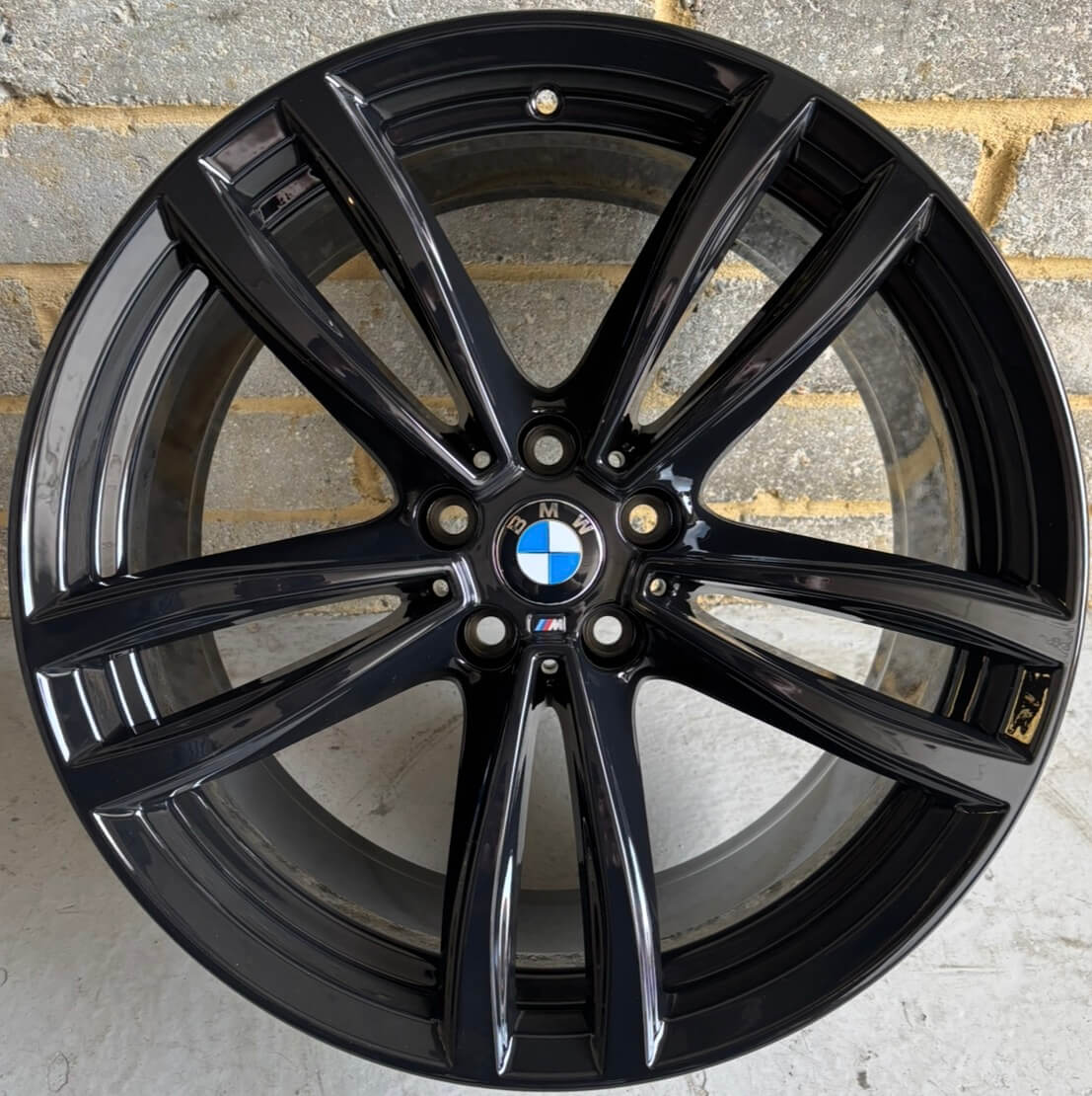 BMW OEM 647M Gloss Black Alloy Wheels