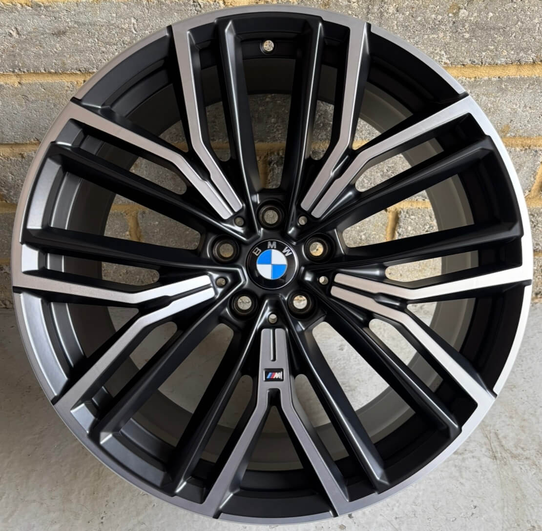 BMW OEM 846M Satin Black Diamond Cut Alloy Wheels