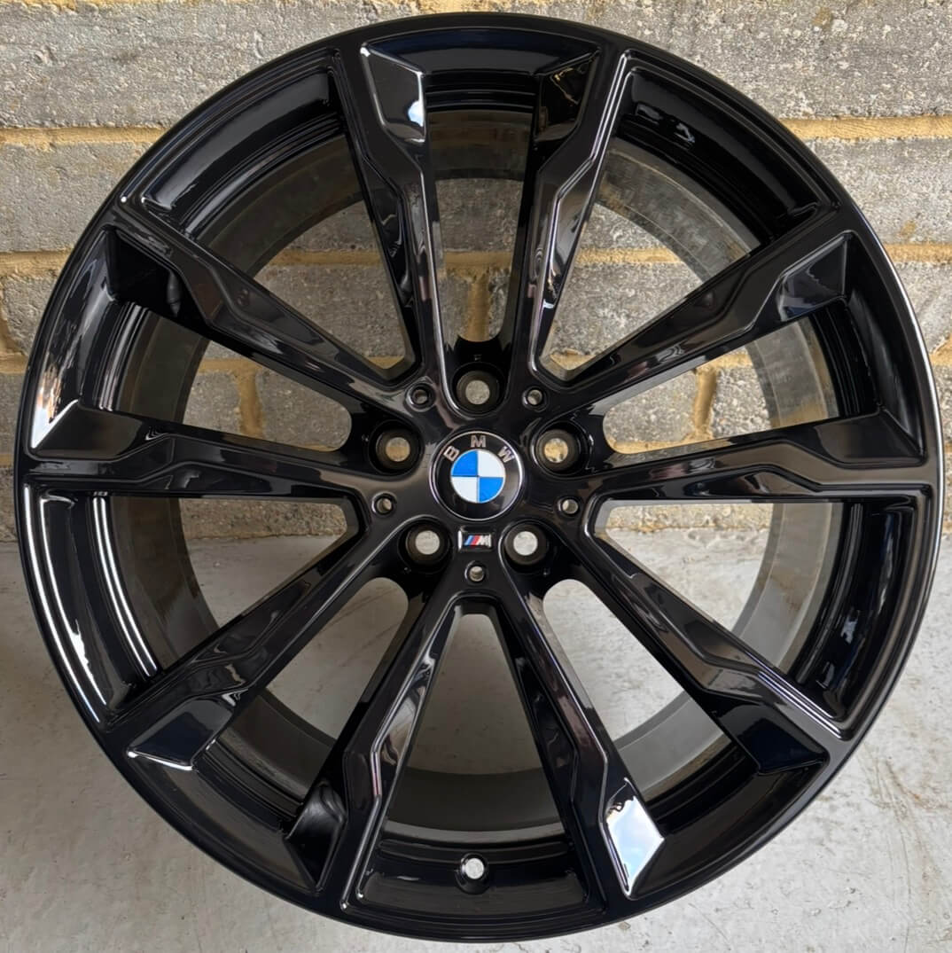 BMW OEM 699M Gloss Black Alloy Wheels