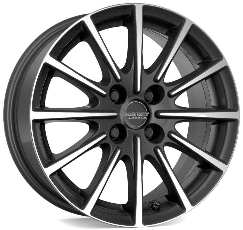 Borbet BL4 - Mistral Anthracite Polished Glossy alloy wheel