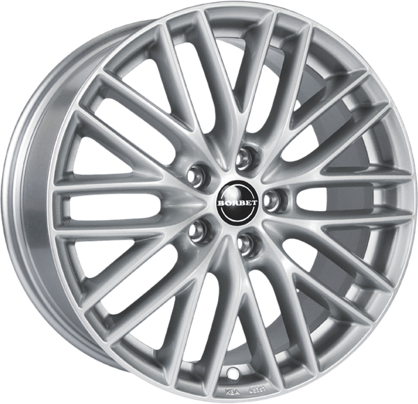 Borbet BS5 - Brilliant Silver alloy wheel
