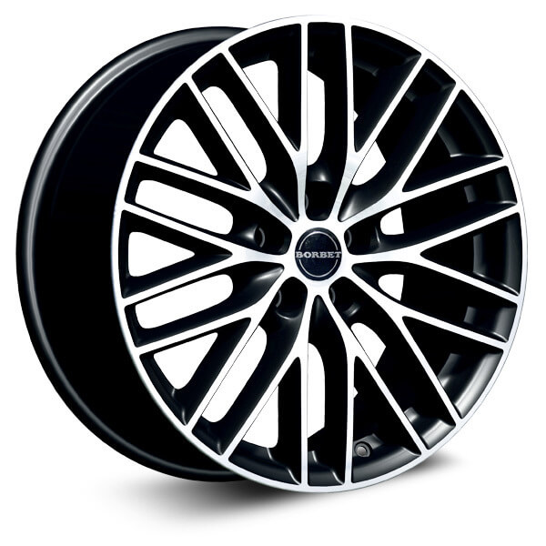 Borbet BS5 - Black Polished alloy wheel