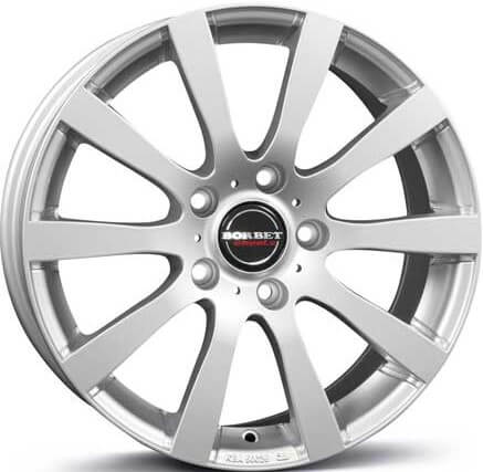 Borbet C2C - Brilliant Silver alloy wheel