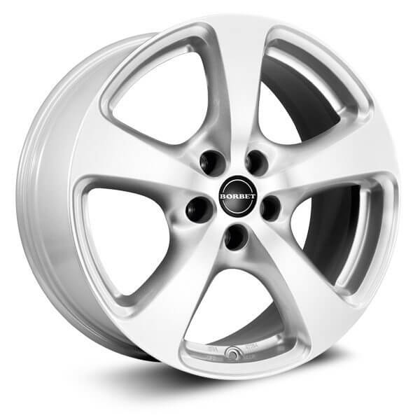 Borbet CC - Crystal Silver alloy wheel