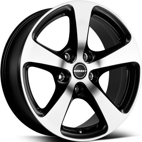 Borbet CC - Black Polished Matt alloy wheel