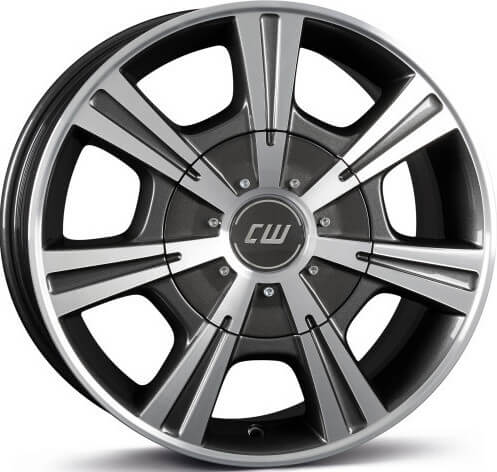 Borbet CH - Mistral Anthracite Glossy alloy wheel