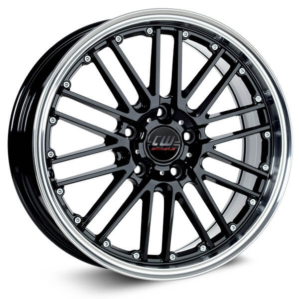 Borbet CW2 - Black Rim Polished alloy wheel