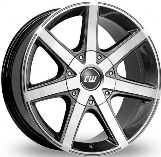 Borbet CWE - Mistral Anthracite Glossy Polished alloy wheel