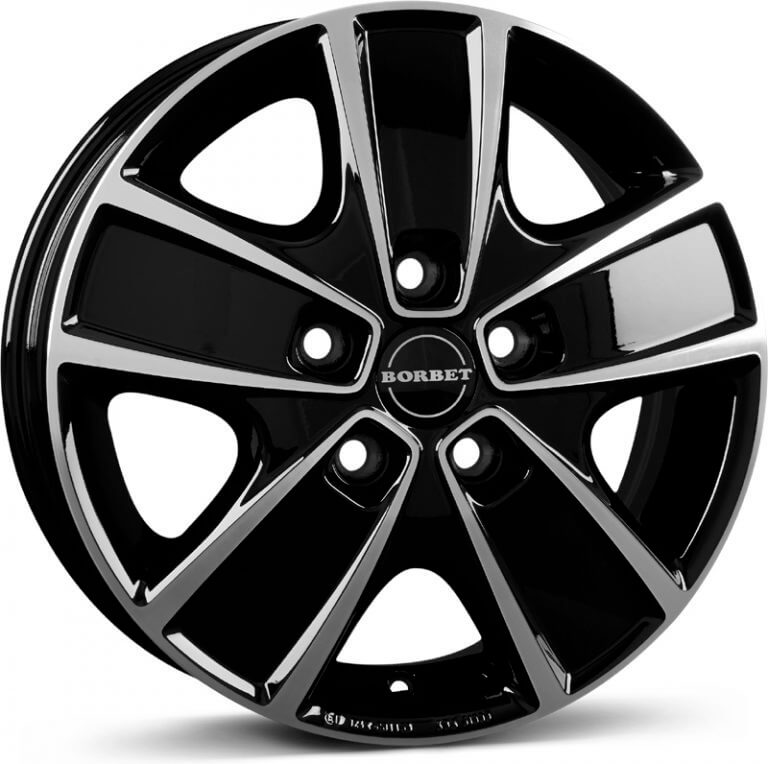 Borbet CWG - Black Polished alloy wheel