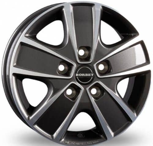Borbet CWG - Mistral Anthracite Polished Glossy alloy wheel