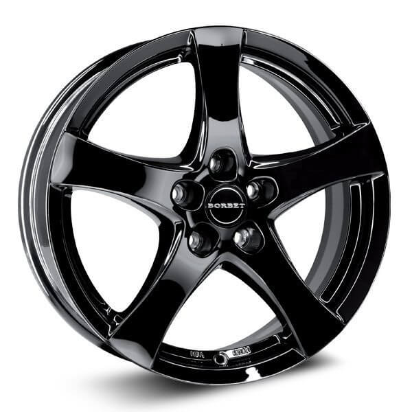 Borbet F - Black Glossy alloy wheel