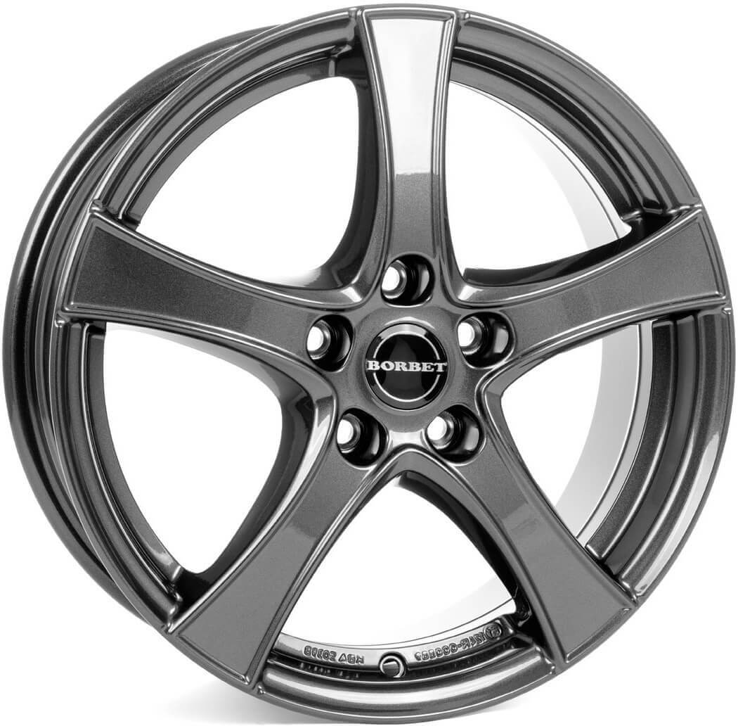 Borbet F2 - Mistral Anthracite Glossy alloy wheel