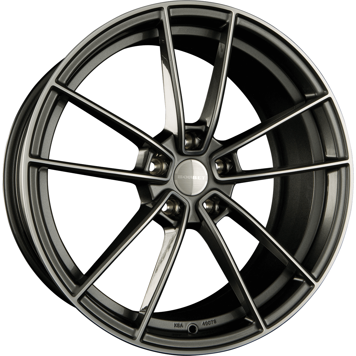Borbet FF1 - Dark Titan Polished alloy wheel