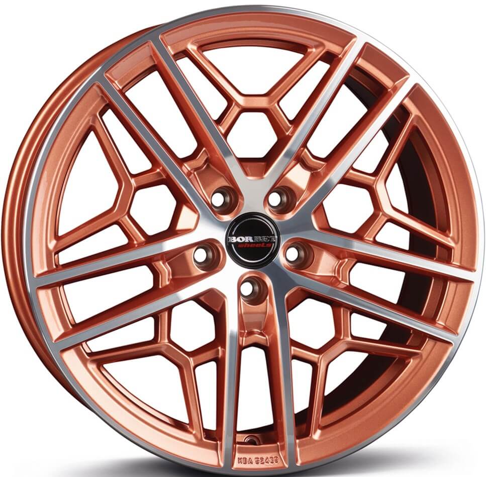 Borbet GTY - Copper Polished Glossy alloy wheel