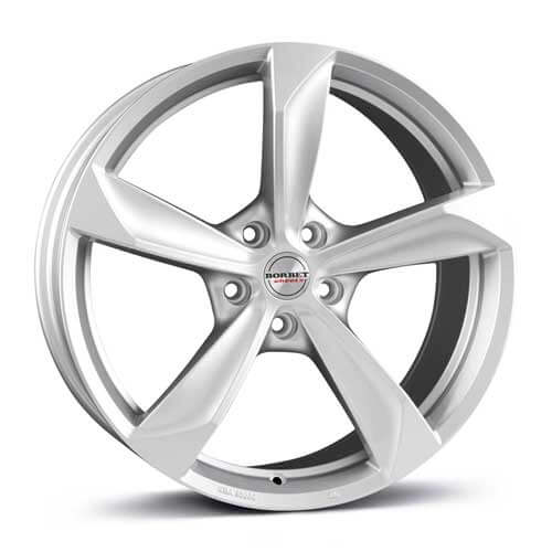 Borbet S - Brilliant Silver alloy wheel