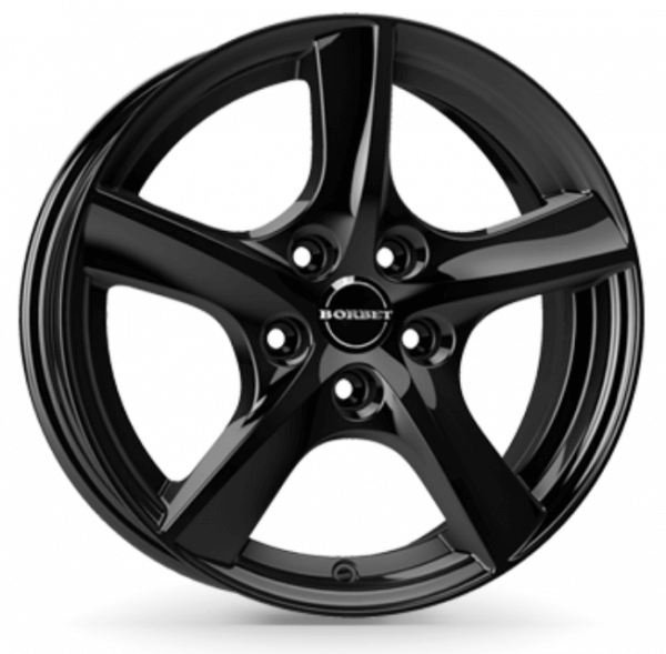 Borbet TL 5-Speiche - Black Glossy alloy wheel