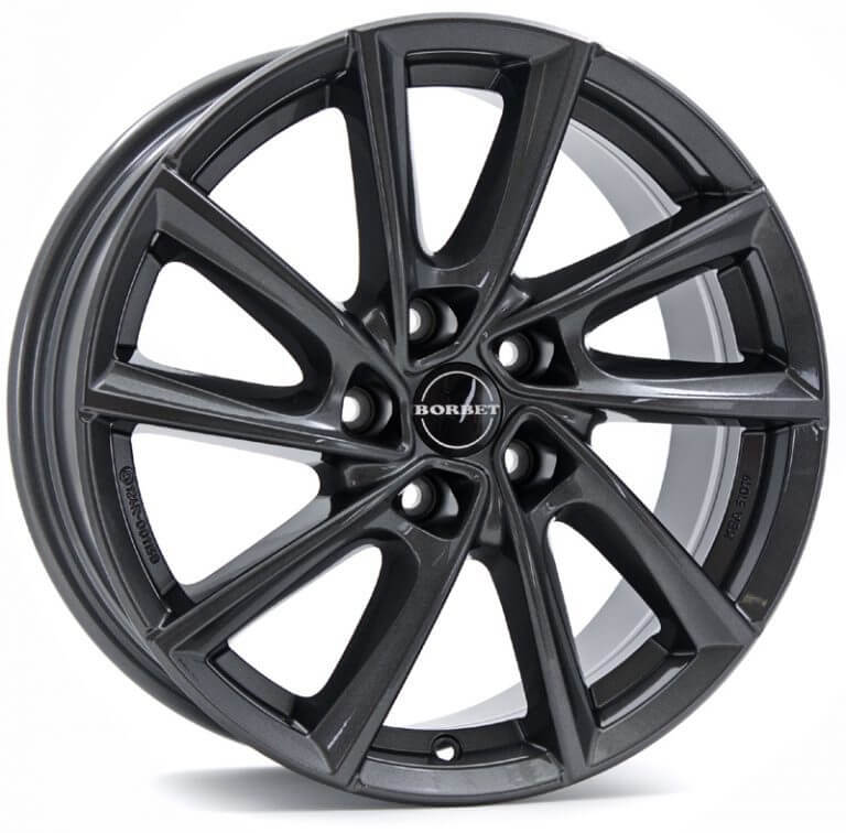 Borbet VT - Mistral Anthracite Glossy alloy wheel