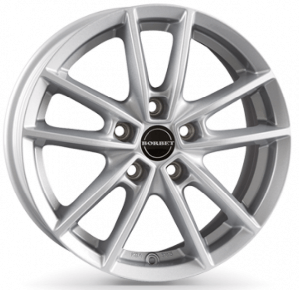 Borbet W - Crystal Silver alloy wheel