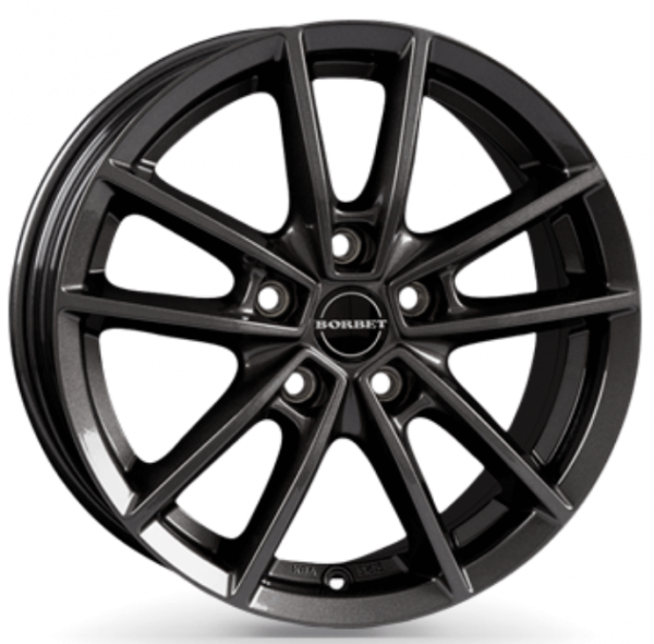 Borbet W - Mistral Anthracite Glossy alloy wheel