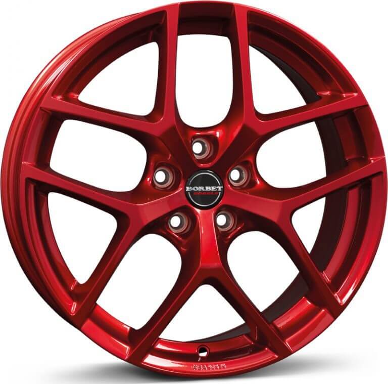 Borbet Y - Candy Red alloy wheel