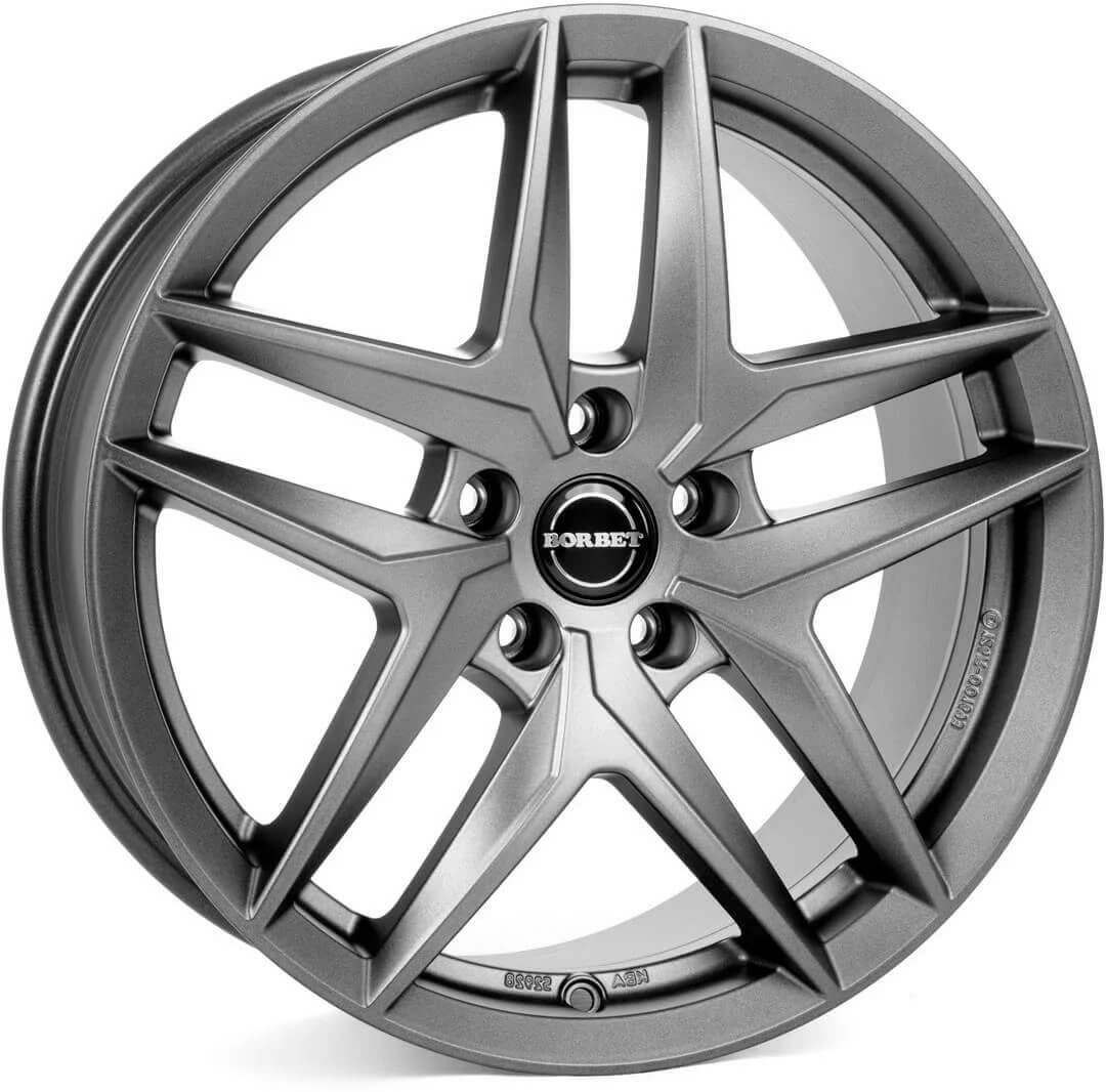 Borbet Z - Dark Grey Matt alloy wheel